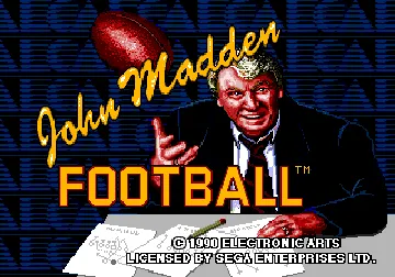 John Madden Football (USA, Europe) screen shot title